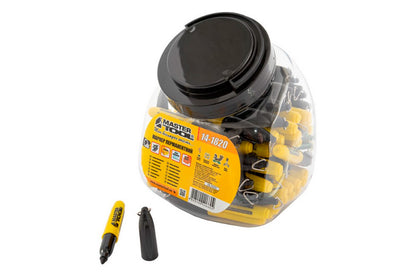 Маркер перманентный Mastertool - черный (80 шт.)