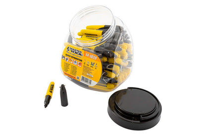 Маркер перманентный Mastertool - черный (80 шт.)