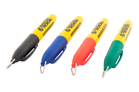 Маркер перманентный Mastertool - ассорти (4 шт.)