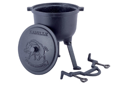 Казан чугунный Kamille - 240 мм x 4 л эмалированный