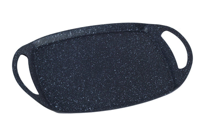 Плита-гриль антипригарная Kamille - 360 x 235 мм Black Marble