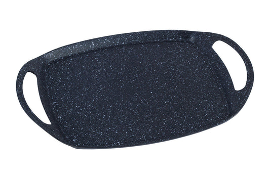 Плита-гриль антипригарная Kamille - 360 x 235 мм Black Marble