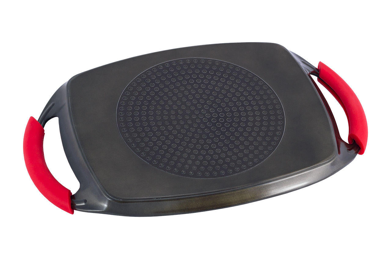 Плита-гриль антипригарная Kamille - 360 x 235 мм Black Marble