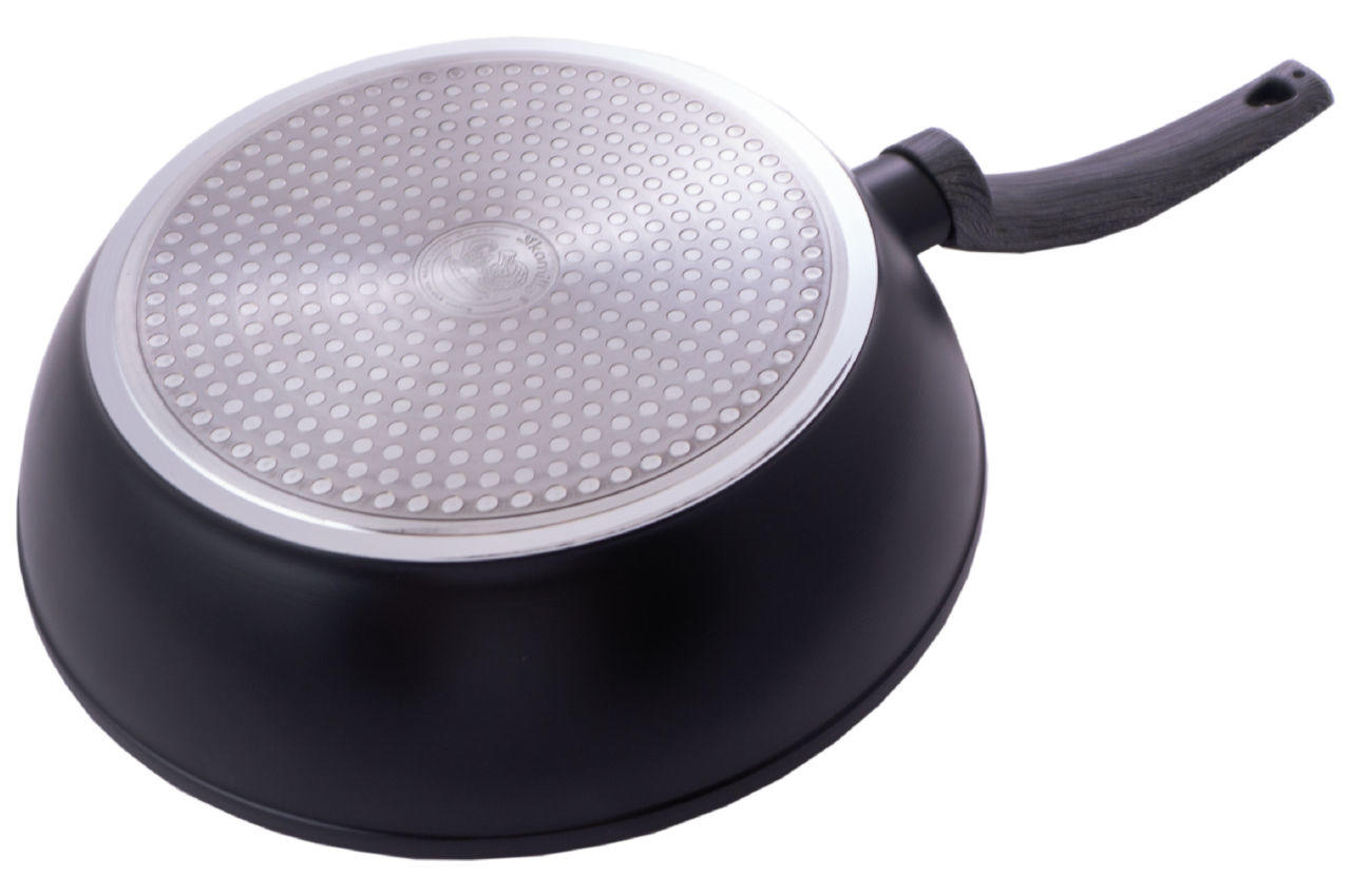 Сковорода антипригарная Kamille - 260 мм Black Marble глубокая