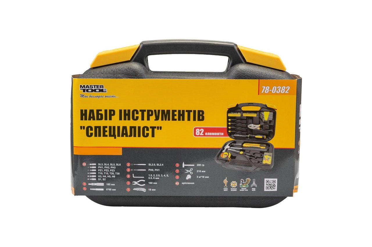 Набор инструмента Mastertool - 82 ед. специалист