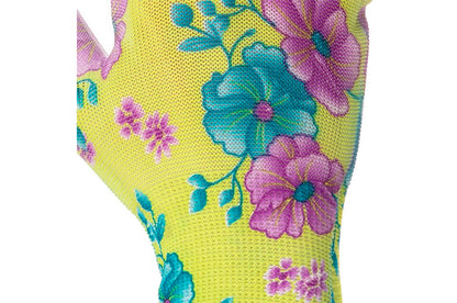 Перчатки Intertool - садовые полиуретановые 8" (зеленая)