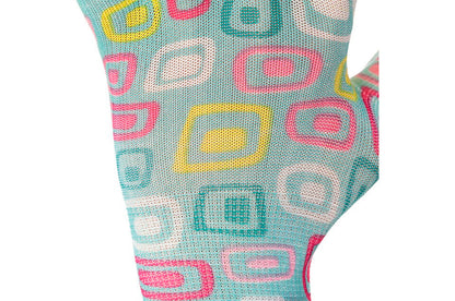 Перчатки Intertool - садовые нитриловые 8" (голубая)