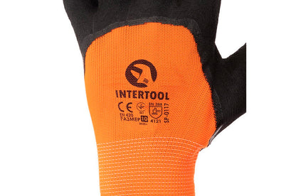 Перчатки Intertool - латексная вспененная усиленная 10"