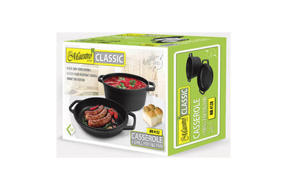 Кастрюля антипригарная Maestro - 320 мм x 6,4 л с крышкой-сковородкой