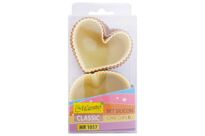 Набор форм для выпечки Maestro - сердца (6 шт.)