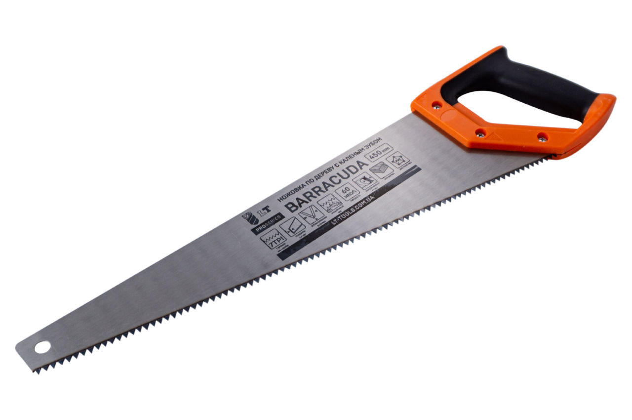 Ножовка по дереву LT - 450 мм x 7T x 3D Barracuda