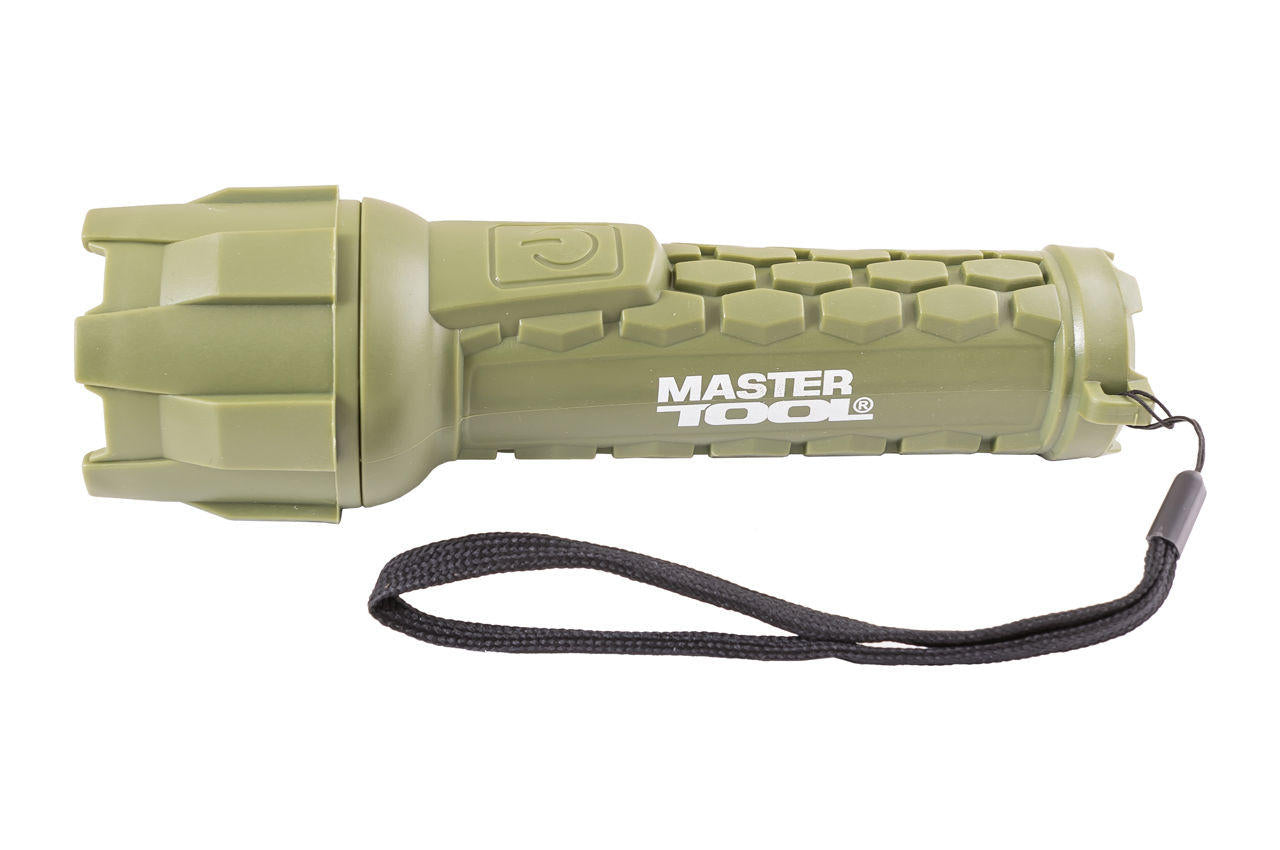 Фонарь ручной Mastertool - 1LED x 1 Вт водонепроницаемый