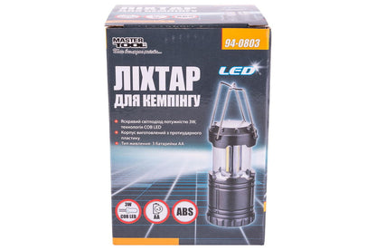 Фонарь кемпинговый Mastertool - 3LED x 3 Вт (3COB)