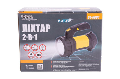 Фонарь кемпинговый Mastertool - 2LED x 3 Вт (1COB) x 4 режима