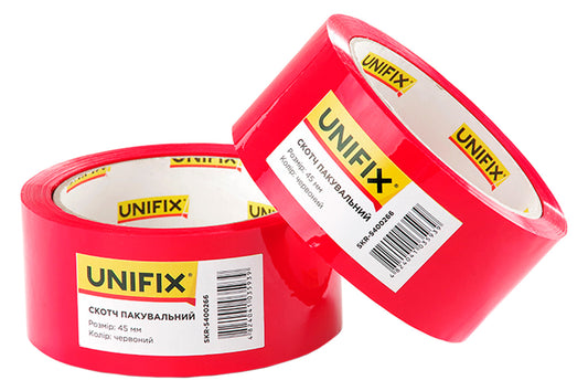 Скотч Unifix - 45 мм x 80 м x 40 мкм красный
