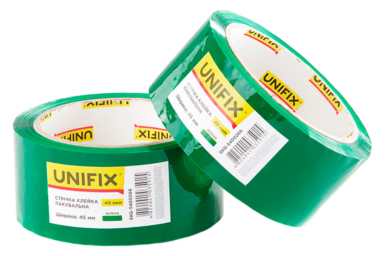 Скотч Unifix - 45 мм x 80 м x 40 мкм зеленый