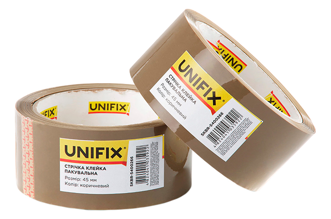 Скотч Unifix - 45 мм x 80 м x 40 мкм коричневый