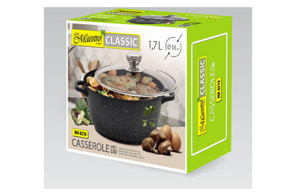 Кастрюля антипригарная Maestro - 180 мм x 1,7 л Granite