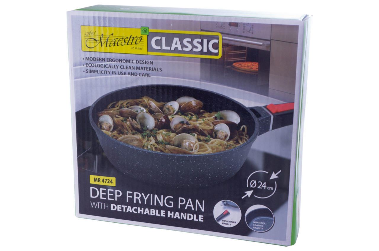 Сковорода антипригарная Maestro - 240 мм Granite сотейник