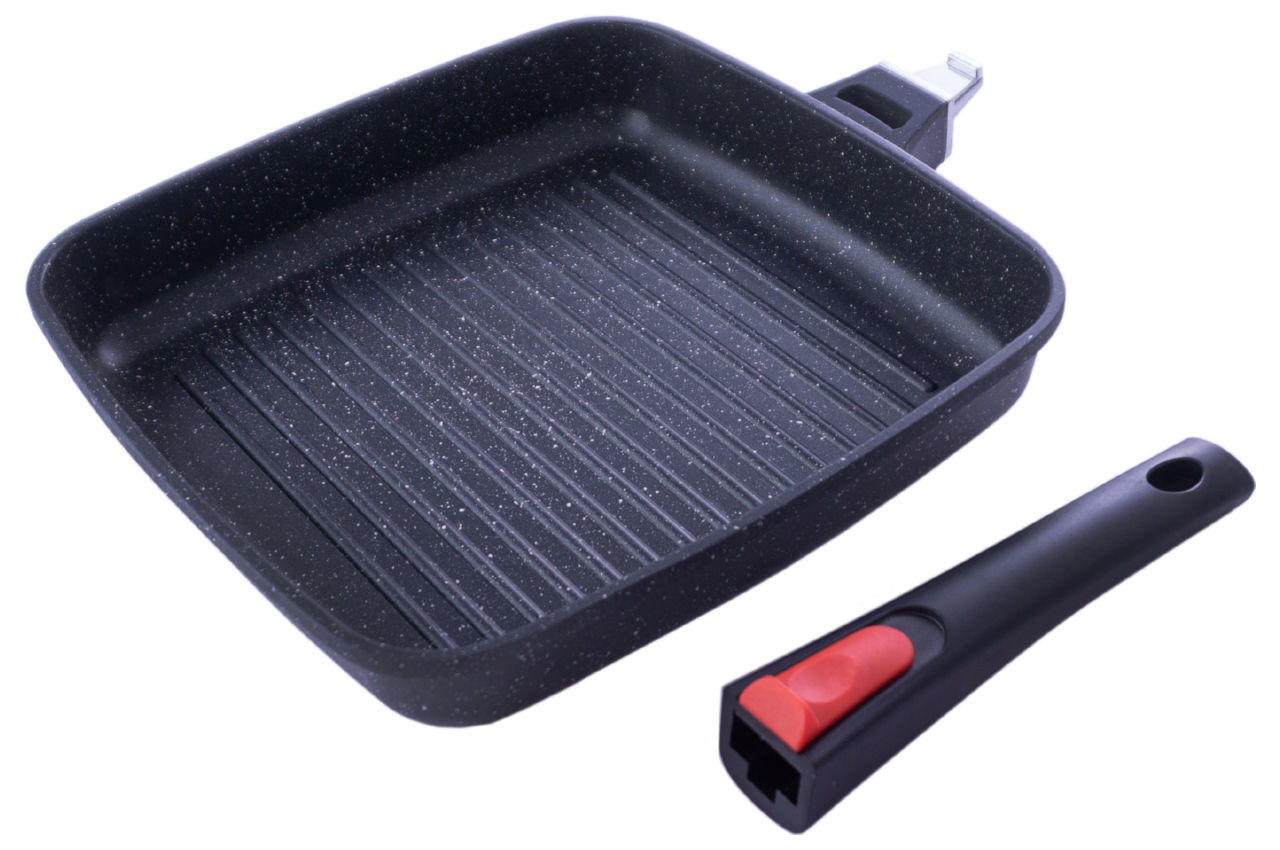 Сковорода-гриль антипригарная Maestro - 260 x 260 мм Granite