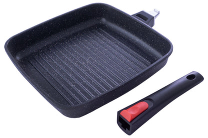 Сковорода-гриль антипригарная Maestro - 260 x 260 мм Granite