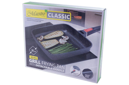 Сковорода-гриль антипригарная Maestro - 260 x 260 мм Granite