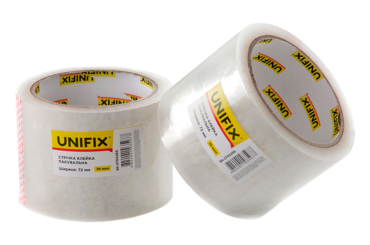 Скотч Unifix - 72 мм x 80 м x 40 мкм прозрачный