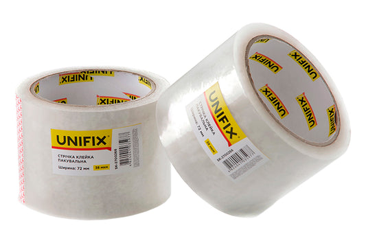 Скотч Unifix - 72 мм x 80 м x 40 мкм прозрачный