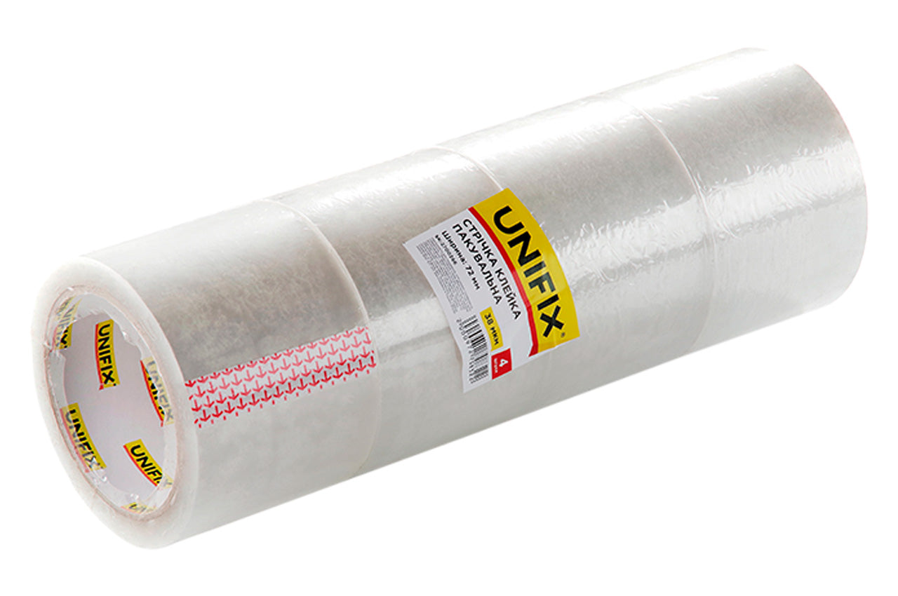 Скотч Unifix - 72 мм x 80 м x 40 мкм прозрачный