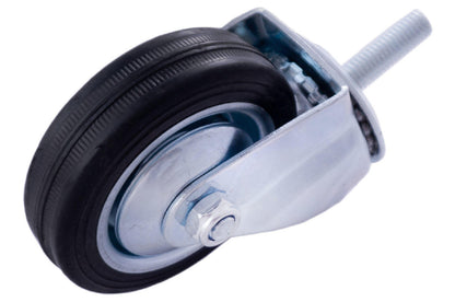 Опора колесная FZB - 75 мм штырь черная