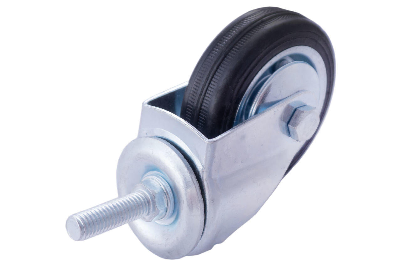 Опора колесная FZB - 75 мм штырь черная