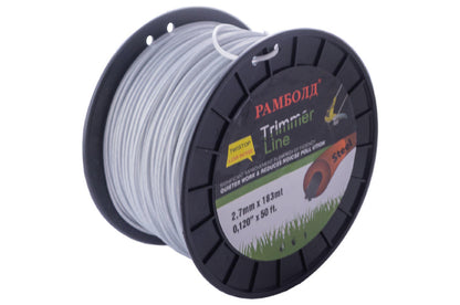 Леска для триммера Рамболд - 2,7 мм x 183 м трос