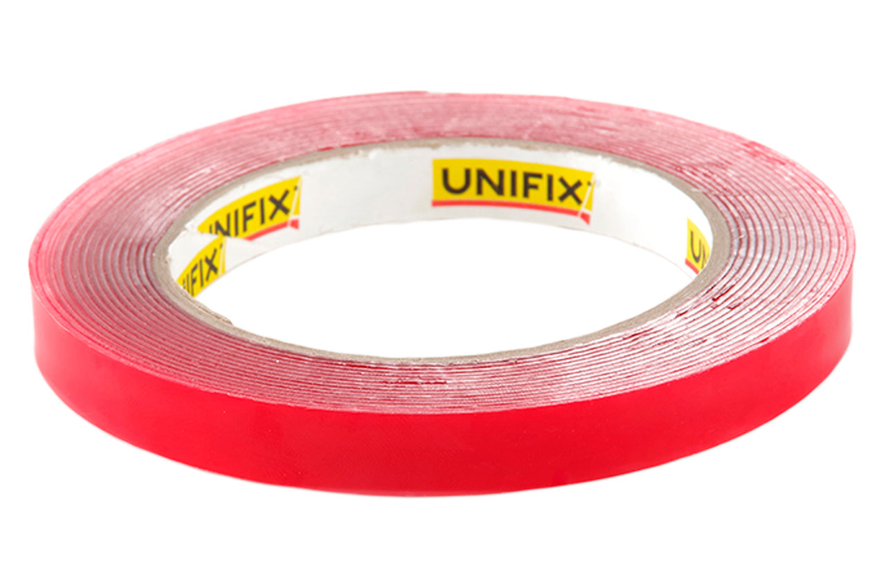 Лента двухсторонняя Unifix - 1 x 12 мм x 5 м пеноакрил