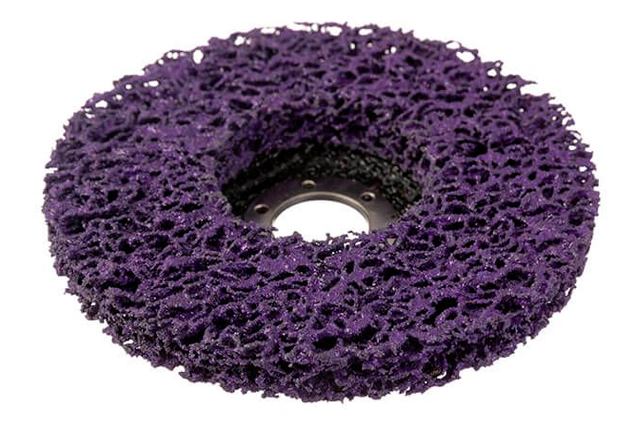 Диск зачистной вспененный Intertool - 125 x 13 мм x P46 фиолетовый