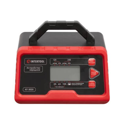 Зарядное устройство Intertool - 2-6-10А x 12-24В