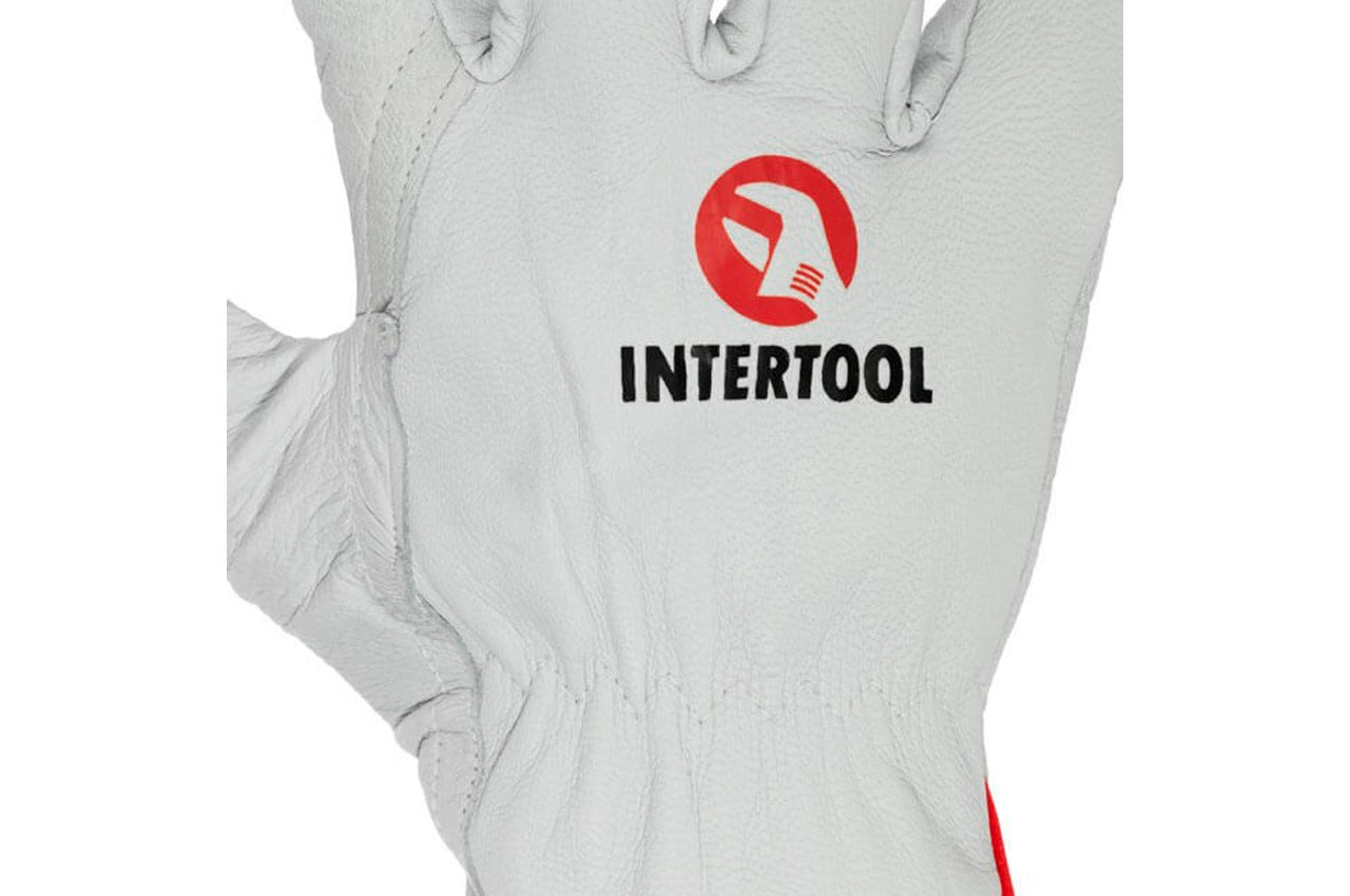 Перчатка Intertool - овечья кожа 10"