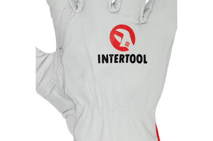 Перчатка Intertool - овечья кожа 10"