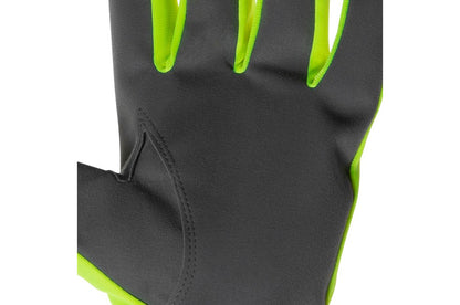Перчатка Intertool - комбинированная козья кожа флуоресцентная зеленая 10"