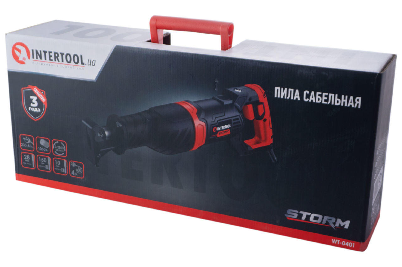 Пила сабельная Intertool - 1050 Вт Storm