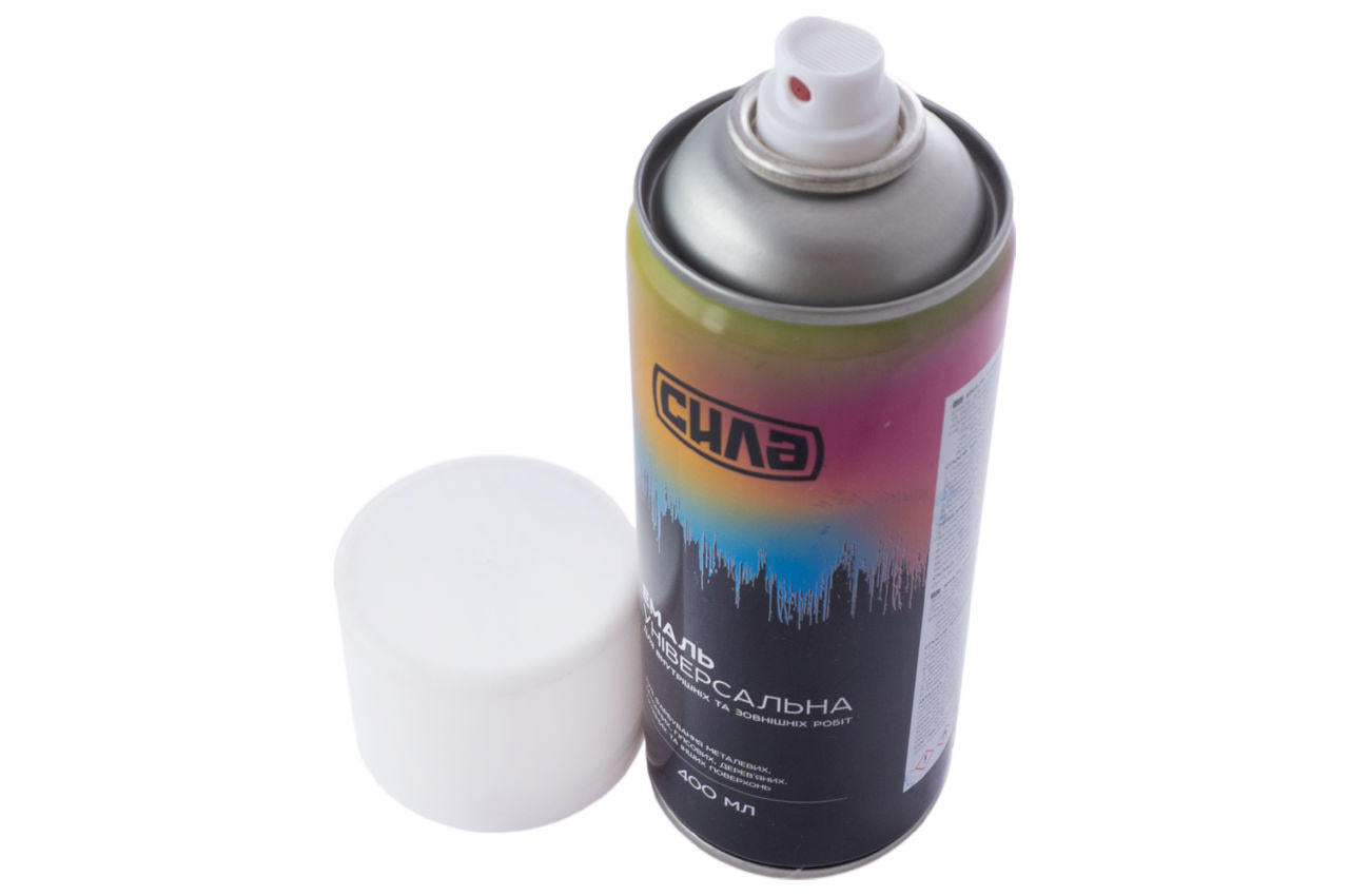 Краска аэрозольная Сила - 400 мл RAL 9010 белая мат