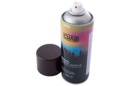 Краска аэрозольная Сила - 400 мл RAL 8017 коричневая