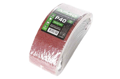 Лента шлифовальная Apro - 75 x 457 мм x Р40 (10 шт.)