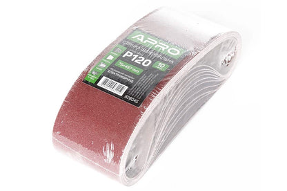 Лента шлифовальная Apro - 75 x 457 мм x Р120 (10 шт.)