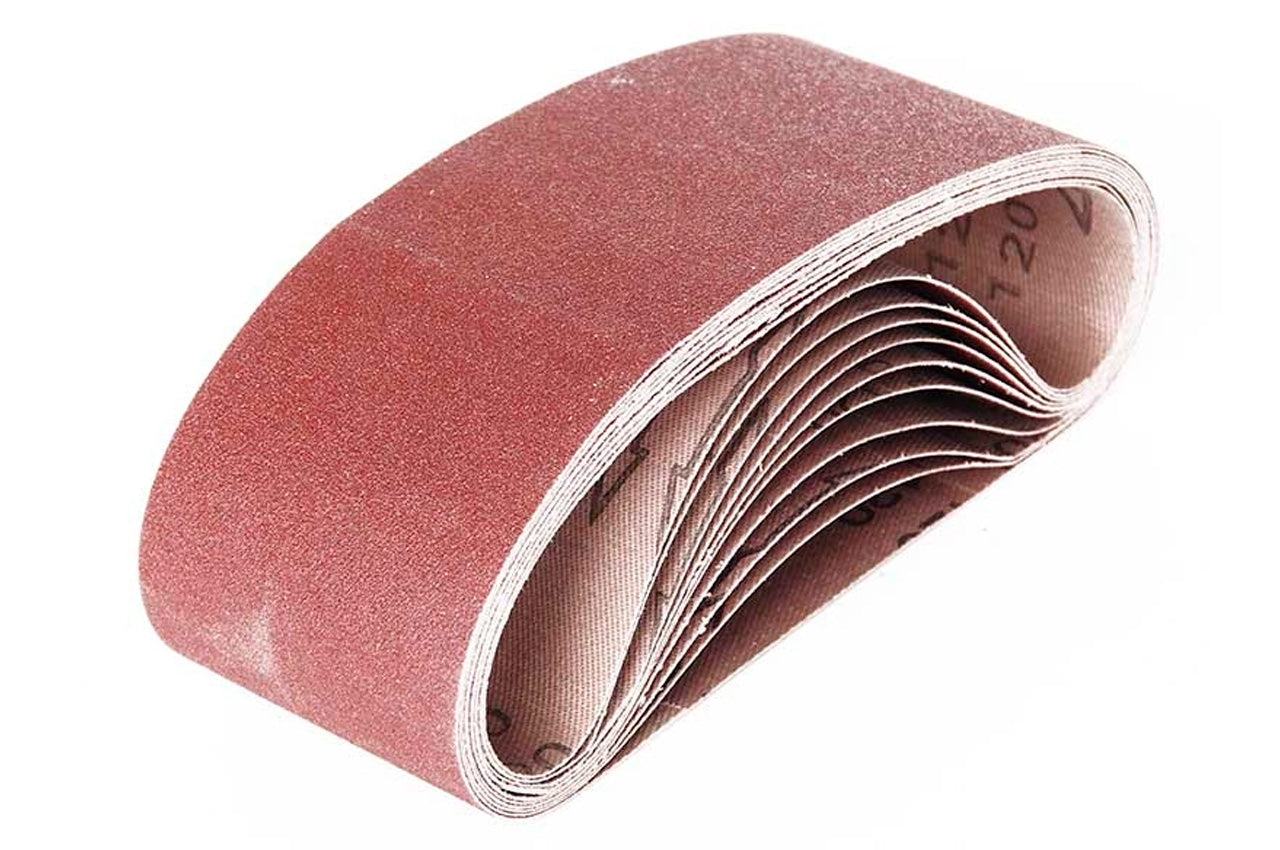 Лента шлифовальная Apro - 75 x 457 мм x Р120 (10 шт.)