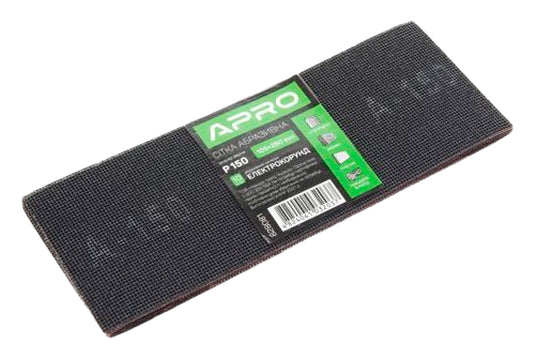 Сетка абразивная Apro - 105 x 280 мм x Р150 (10 шт.)