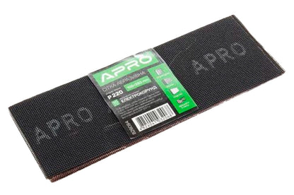 Сетка абразивная Apro - 105 x 280 мм x Р220 (10 шт.)