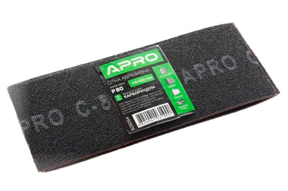 Сетка абразивная Apro - 115 x 280 мм x Р80 PRO (5 шт.)