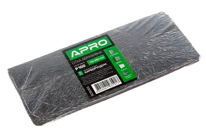 Сетка абразивная Apro - 115 x 280 мм x Р100 PRO (5 шт.)