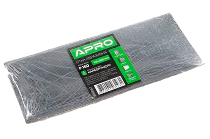 Сетка абразивная Apro - 115 x 280 мм x Р150 PRO (5 шт.)