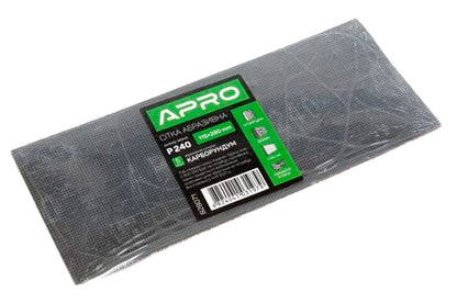 Сетка абразивная Apro - 115 x 280 мм x Р240 PRO (5 шт.)